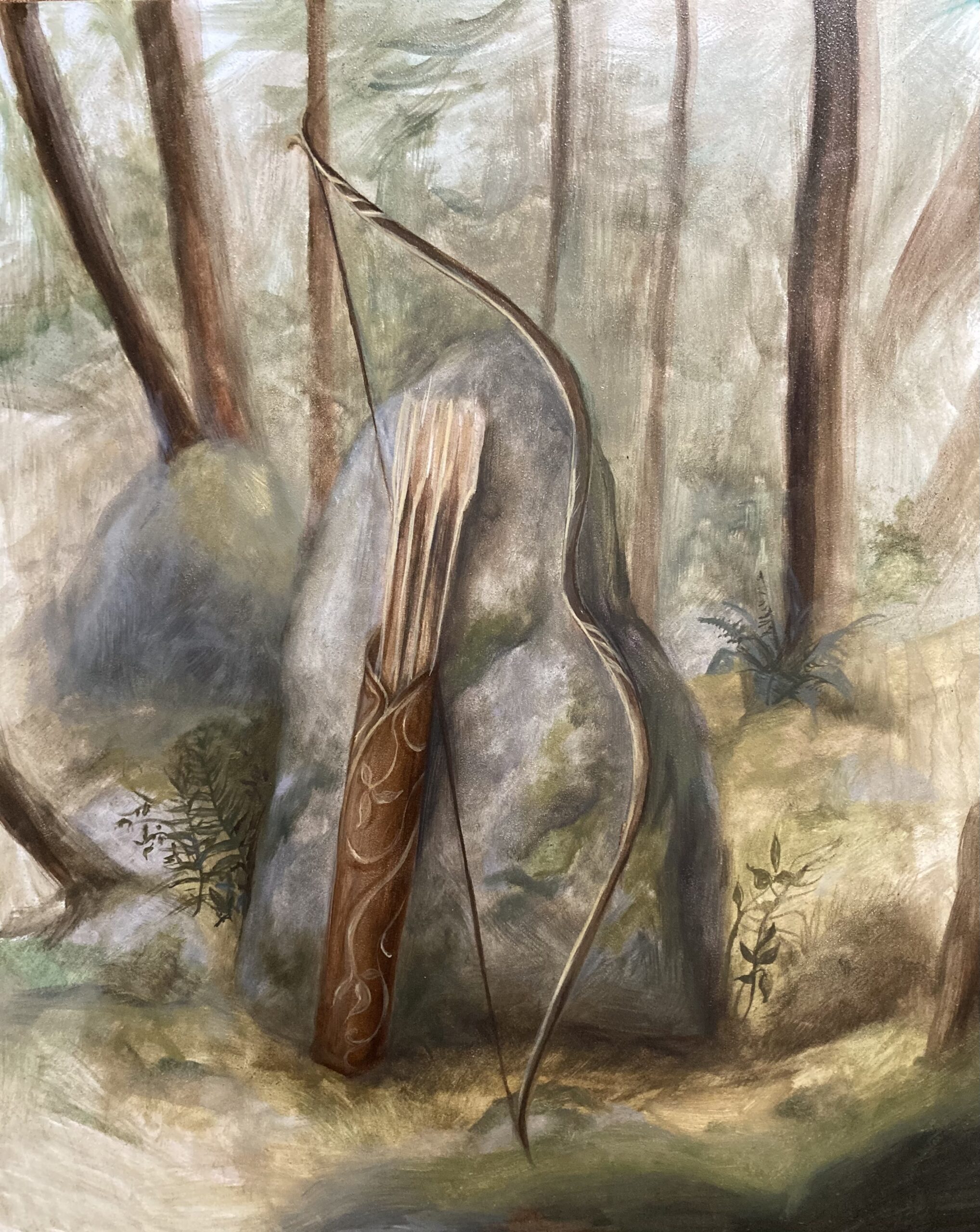 Illustration Elbenpfeil Ziel